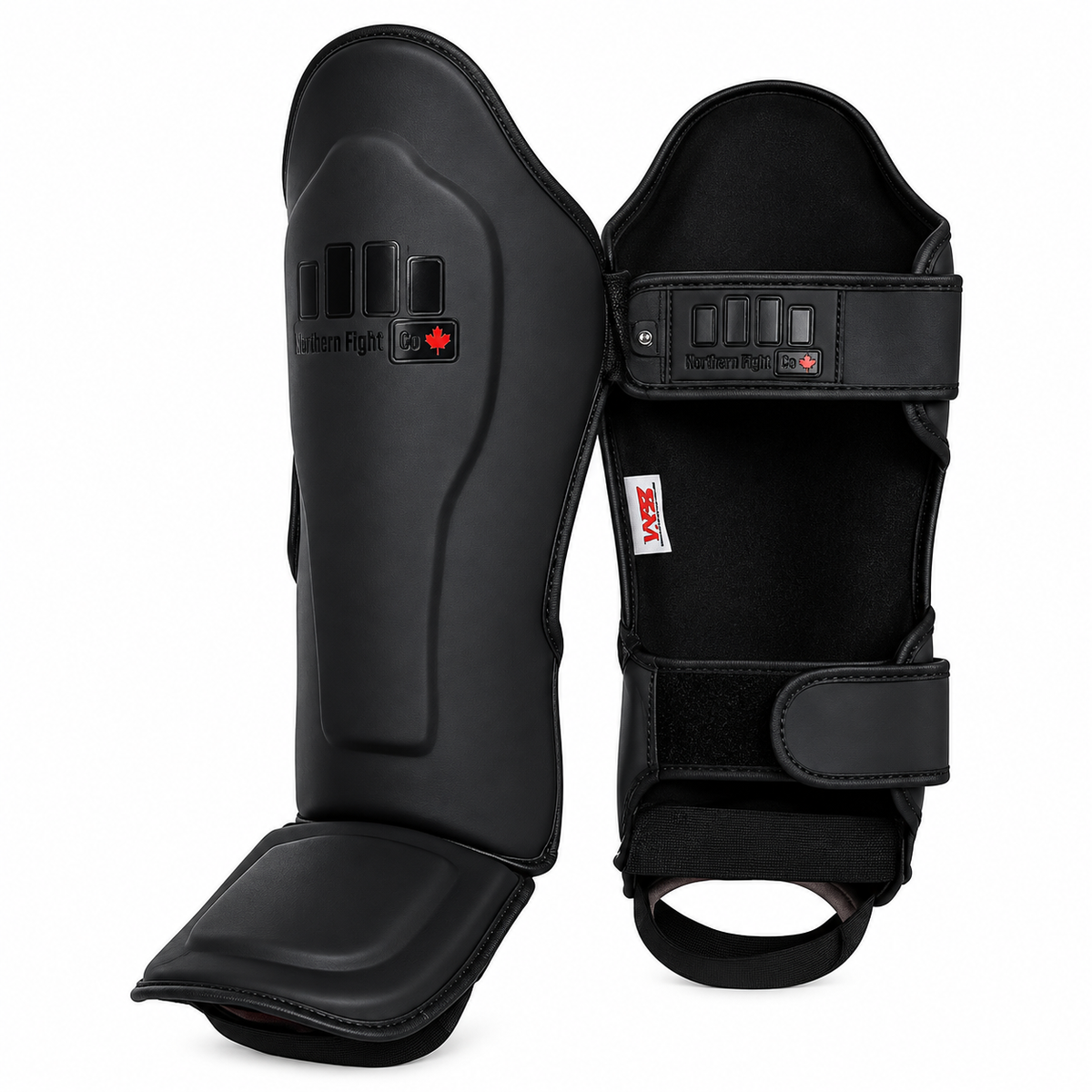 Northern Fight Co. Shin Guards - Black